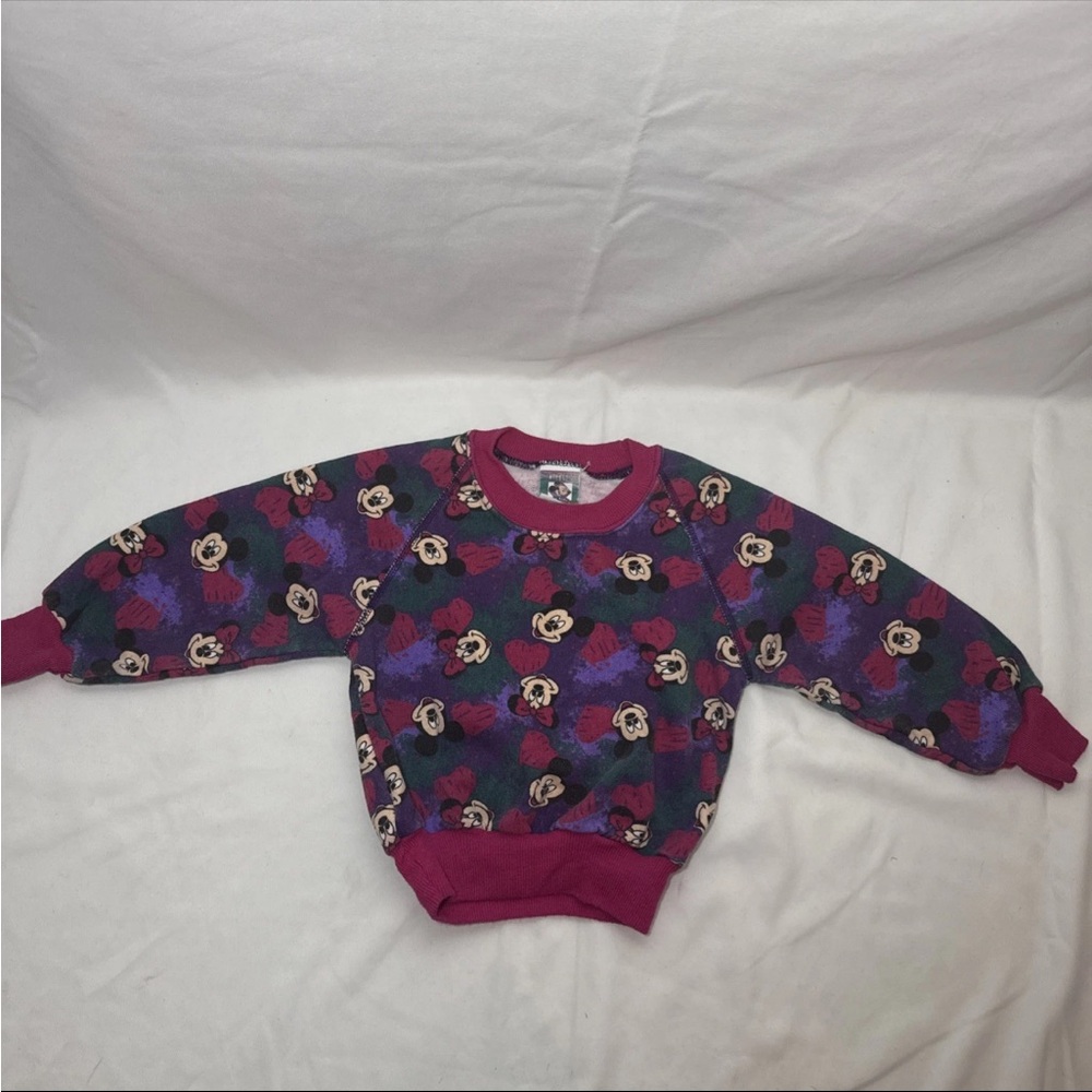 VTG 80s/90s Mickey's Stuff For Kids crewneck sweatshirt minnie micky mouse